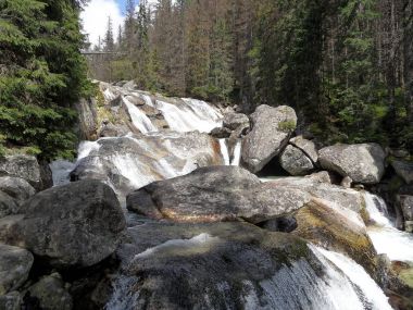 Akış yüksek Tatras, Slovakya