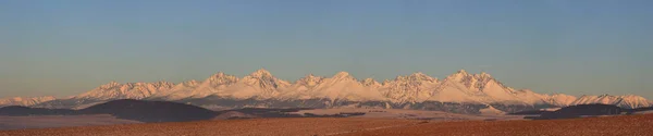 Weergave van het nationaal park Hoge Tatra — Stockfoto