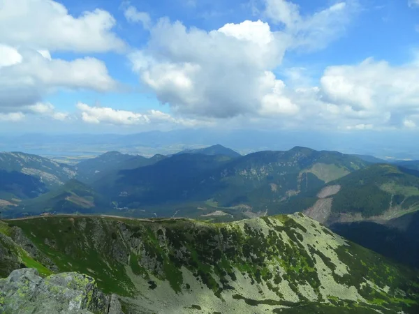 Uitzicht vanaf Chopok 2024 m asl, lage Tatra, Slowakije — Stockfoto