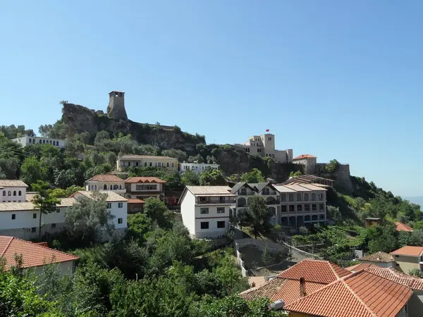 Kruja замок, Албанія — стокове фото