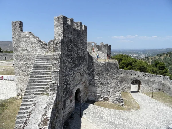 Hrad Berat, Albánie — Stock fotografie