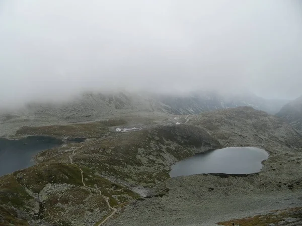 Malé Hincovo Mountain-lake, Vysoké Tatry, Slovensko — Stock fotografie