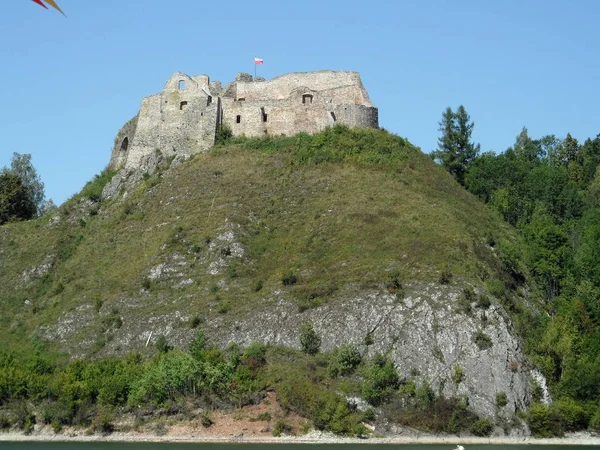 Czorstyn castle, Polsko — Stock fotografie
