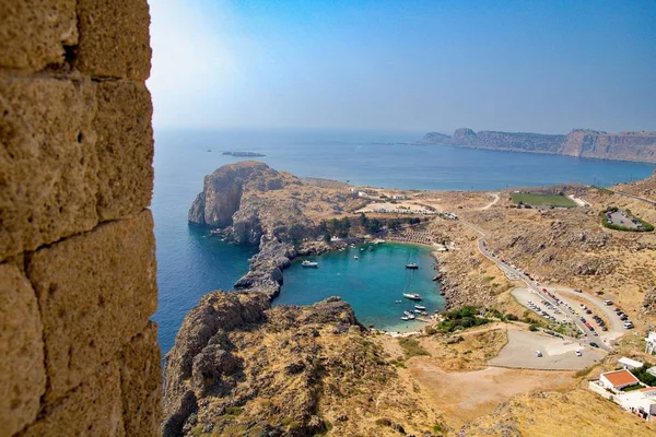 St Pauls Bay Lindos, Rodos, Yunanistan