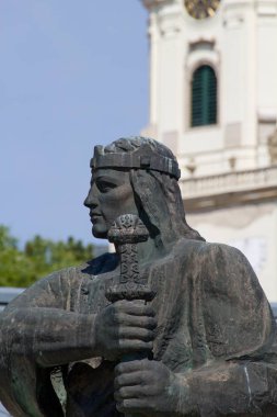 Nitra, Slovakya Pribina heykeli