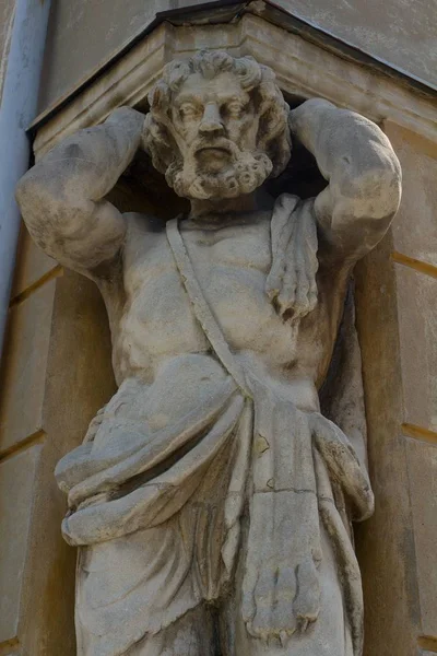 Statue of Corgon in Nitra, Slovakia — Stock Photo, Image