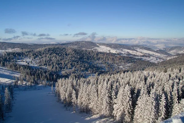 Vinter Höga Tatrabergen Slovakien — Stockfoto