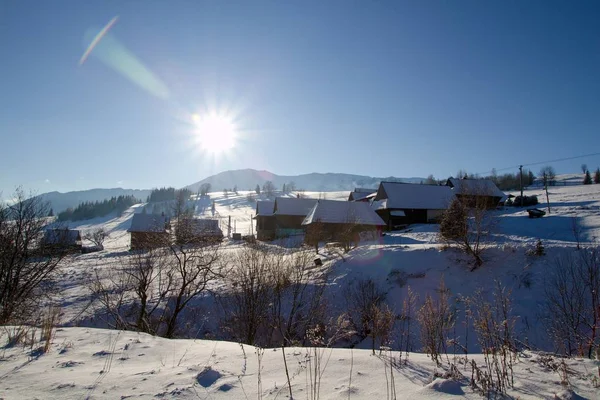 Vinter Land Slovakien — Stockfoto