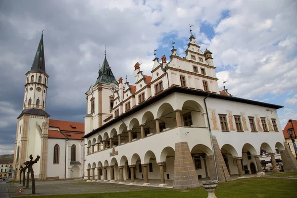 Centre Historique Levoca Place Slovaquie — Photo