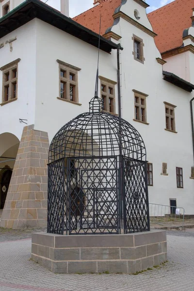 Ein Käfig Der Schande Historischen Zentrum Von Levoca — Stockfoto