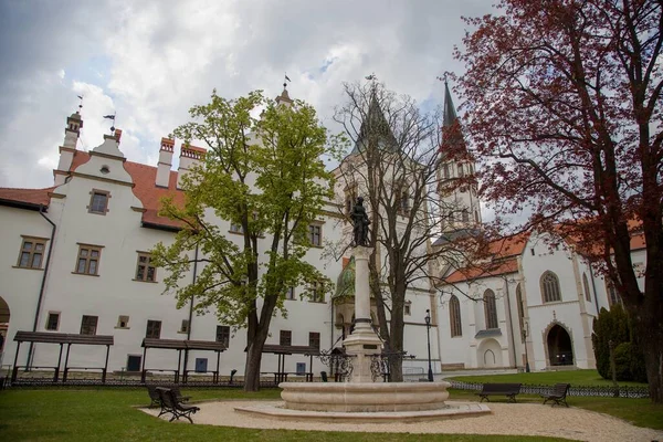 Centro Histórico Levoca Plaza Eslovaquia —  Fotos de Stock