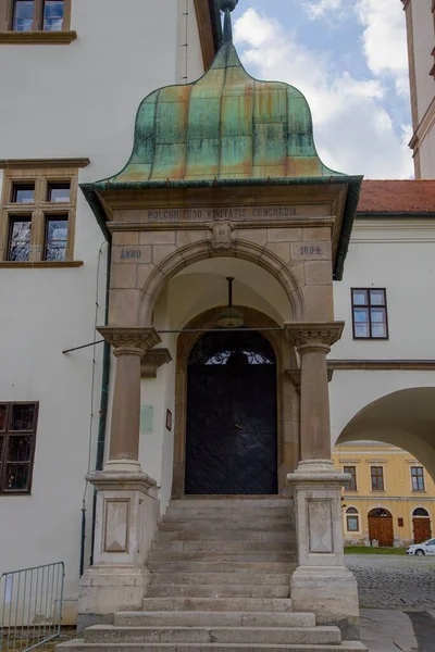 Historisches Rathaus Levoca — Stockfoto