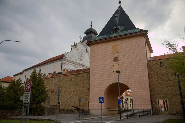 Stadtmauer Levoca Der Slowakei — Stockfoto