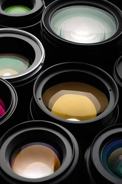 Camera Lens Set — Stockfoto