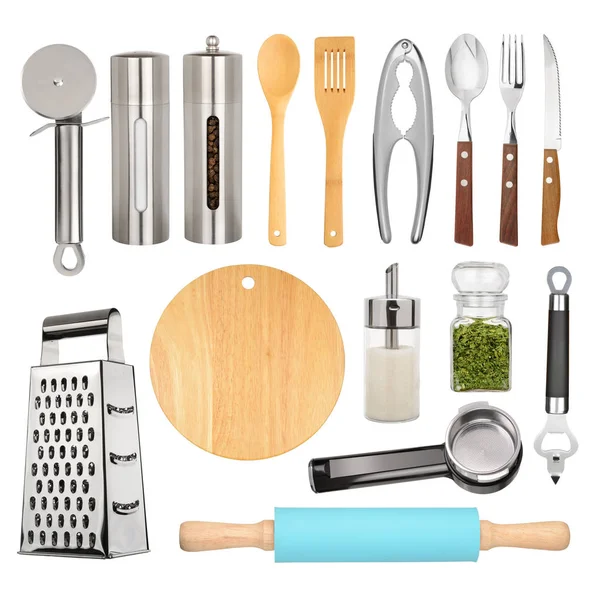Набор кухонного оборудования — стоковое фото