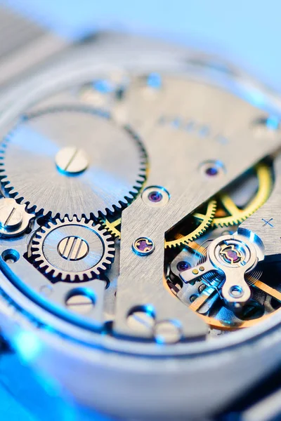 Clockwork gears inside — Stock Photo, Image