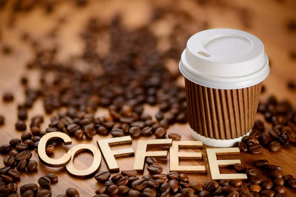 Papper kopp kaffe — Stockfoto