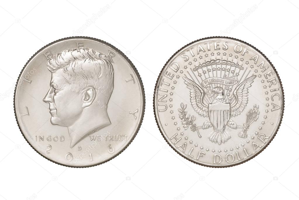 Half dollar coin