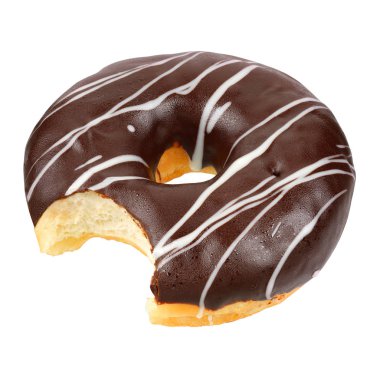 çikolatalı çörek izole