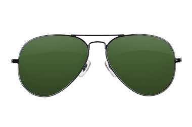 havacı güneş gözlüğü izole