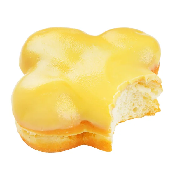 İzole sarı çörek — Stok fotoğraf