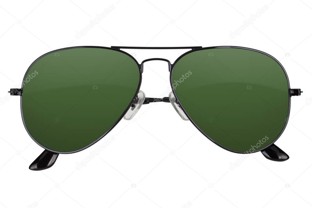 Aviator sunglasses isolated