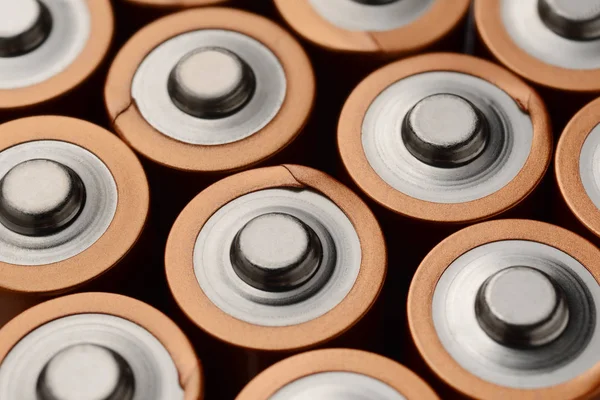 Alkaline batteries group — Stock Photo, Image