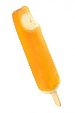 İzole sarı buzlu şeker