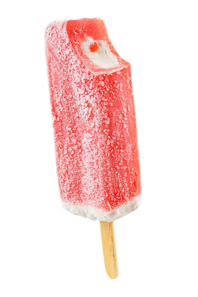 Röd popsicle isolerade — Stockfoto