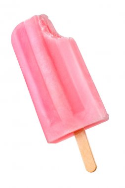 Pink popsicle isolated  clipart