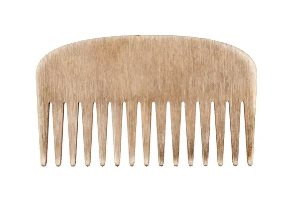 Wooden comb hairbrush — Stock Photo, Image