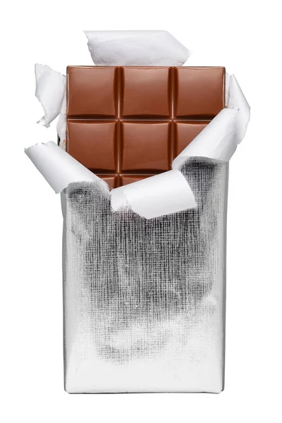 孤立したチョコレート ・ バー — ストック写真
