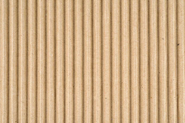 Textura de folha de fibra de papelão ondulado marrom ou fundo — Fotografia de Stock