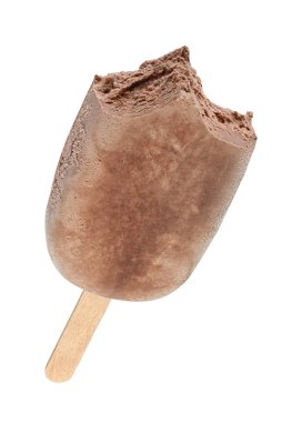 Çikolata izole edilmiş dondurma.