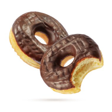 İki çikolatalı çörek.