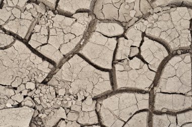 Kırık kirli toprak ya da toprağın arka planı ya da dokusu