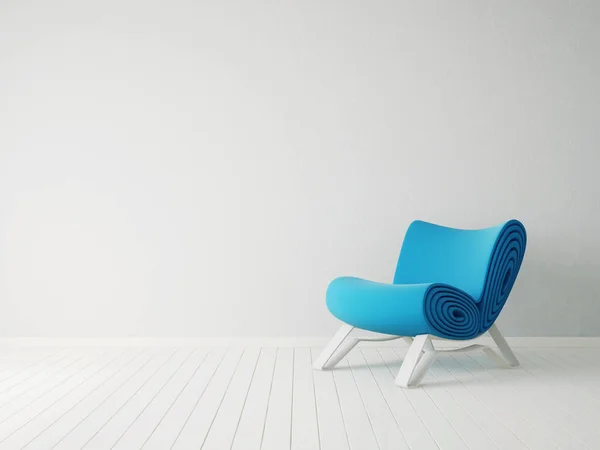 Сучасне крісло в кімнаті — стокове фото