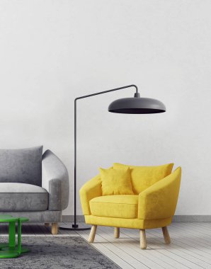 güzel mobilya modern iç Oda