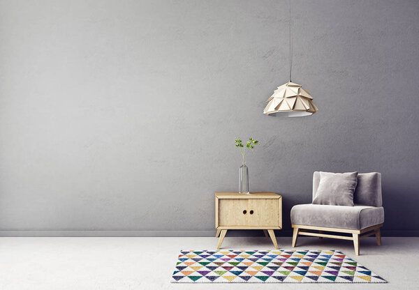 modern interior room