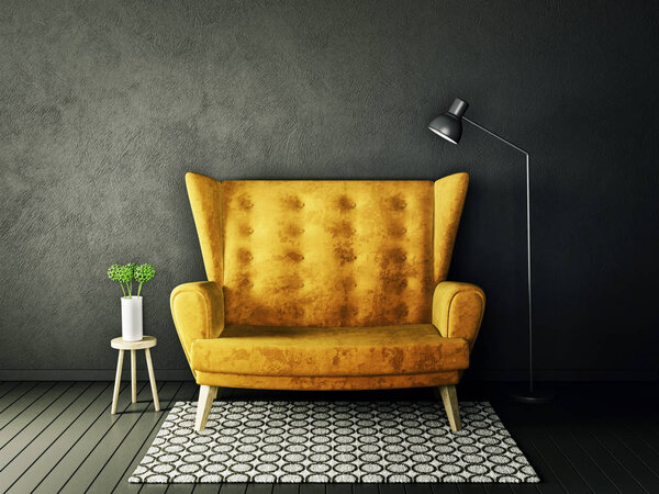 modern interior room