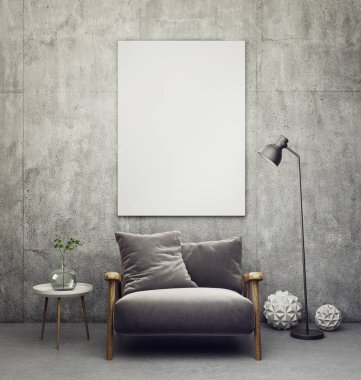 Modern oturma odası.