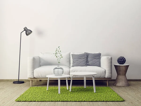 Moderno soggiorno interno — Foto Stock