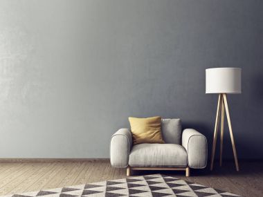 Modern oturma odası.