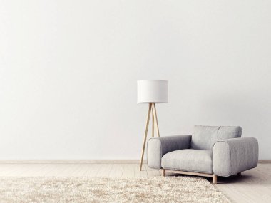 Modern oturma odası.