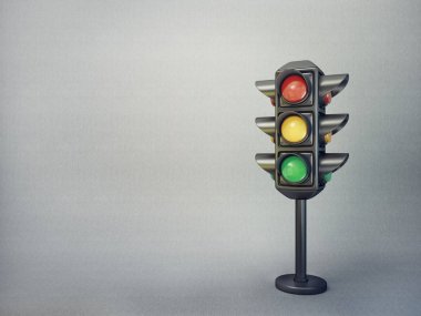 3D trafik ışığı