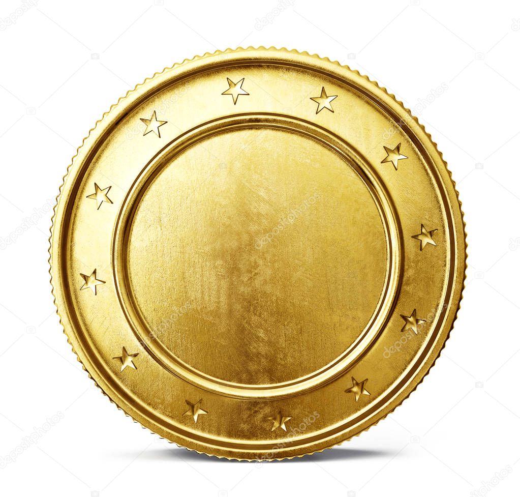 gold coin sign