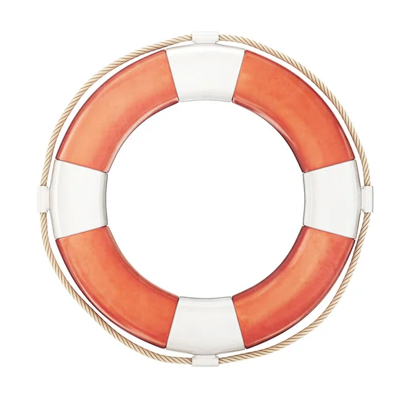 Lifebuoy Isolated White Background Illustration — Stock Photo, Image