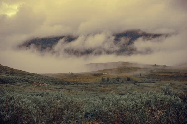 多云的挪威景观 — 图库照片