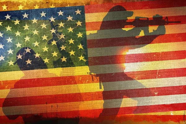 미국 육군 깃발 개념 — 스톡 사진