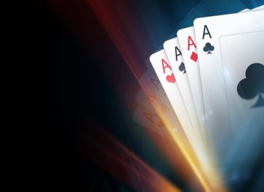 Poker kartları arka plan